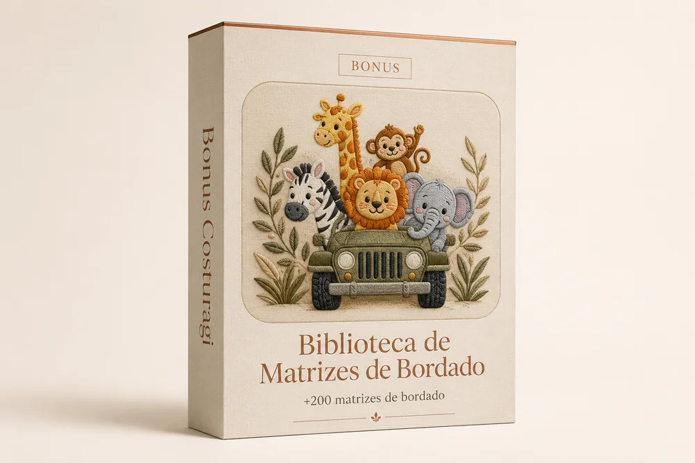 Bônus Biblioteca de Matrizes de Bordado